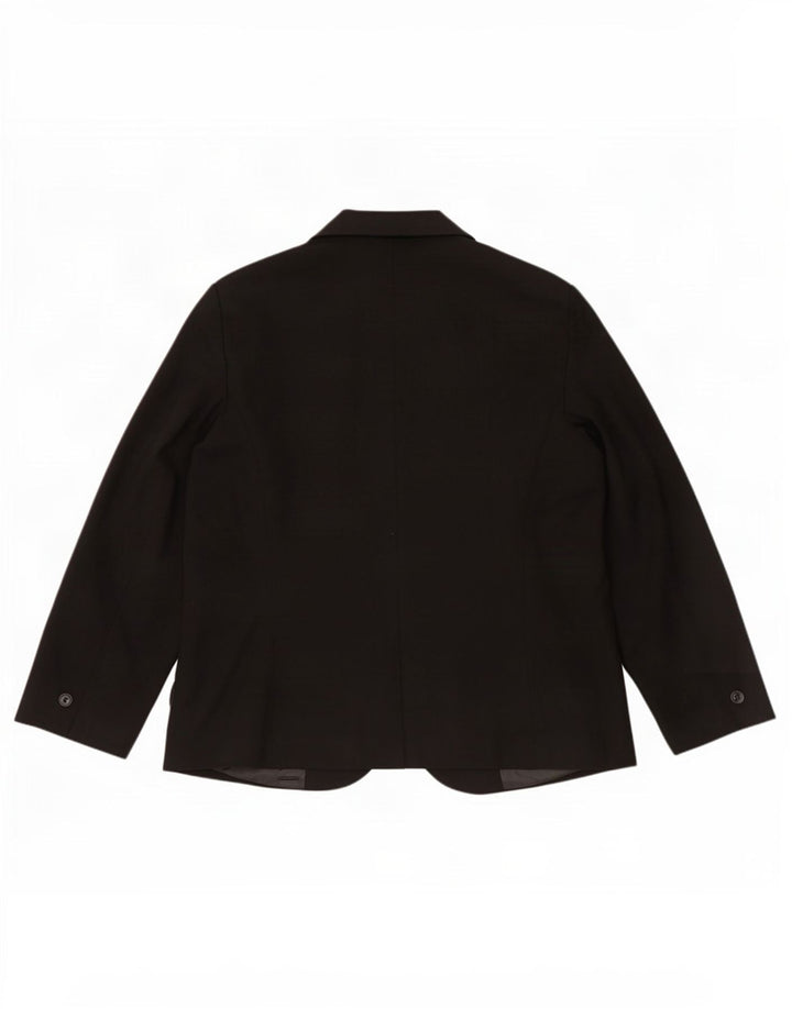 Женский пиджак на 1 пуговице Zara EU 54 XL, черный полиэстер