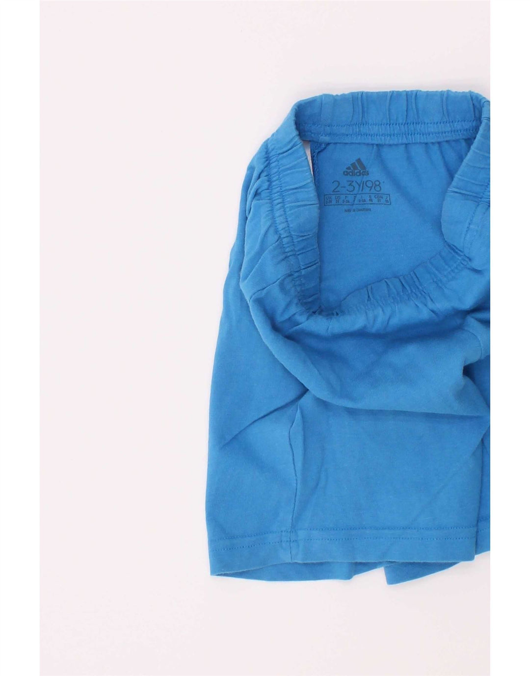 Спортивные шорты Adidas для мальчиков 2-3 лет, синие, хлопок
