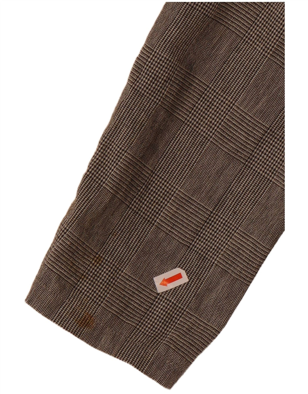 Женская блузка-рубашка Benetton IT 46, большая серая клетка, хлопок