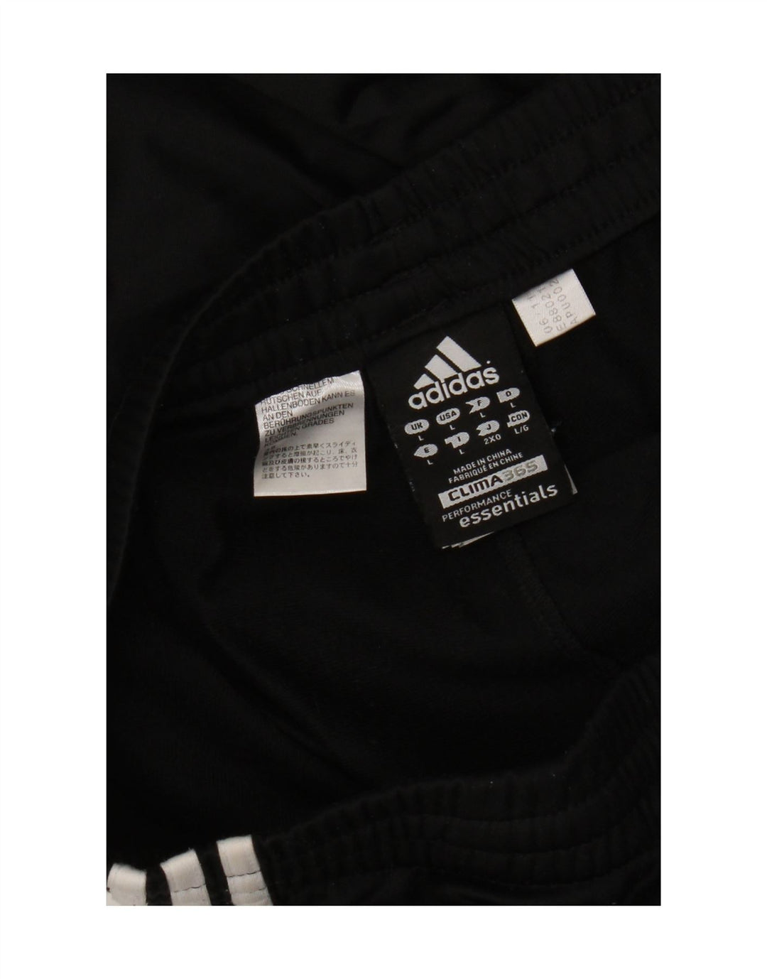 Мужские спортивные брюки Adidas Clima 365, большие черные из полиэстера