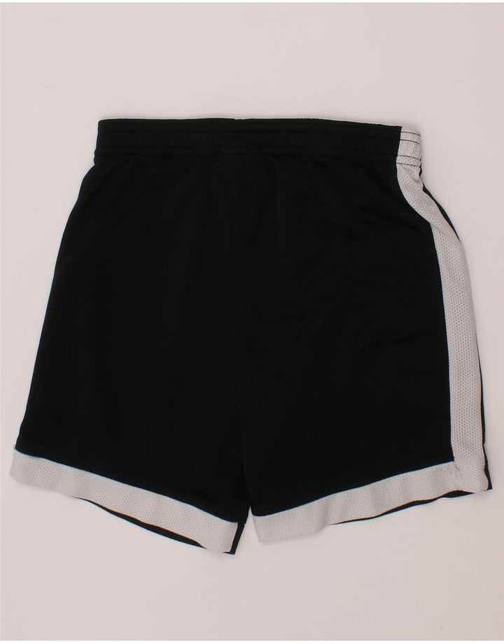 NIKE Boys Dri Fit Sport Shorts 7-8 Years Small Black Colourblock Polyester Vintage Nike and Second-Hand Nike from Messina Hembry 