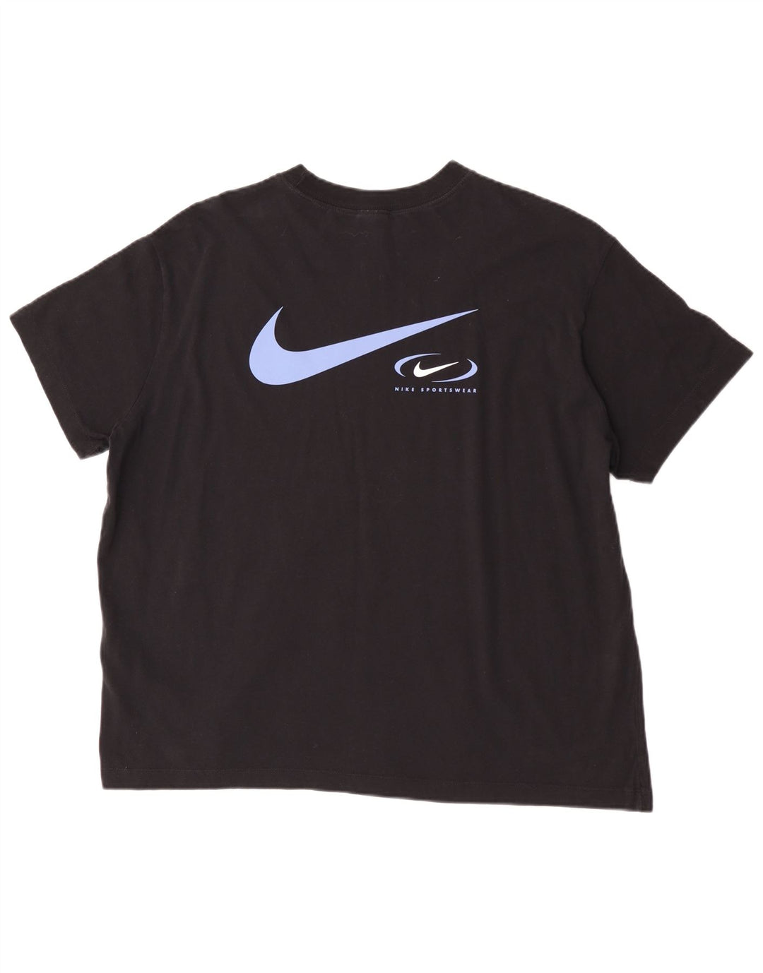 Мужская футболка с рисунком Nike, большой черный хлопок
