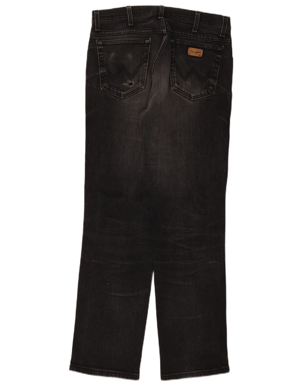 Мужские прямые джинсы WRANGLER Texas Stretch W33 L32, черный хлопок