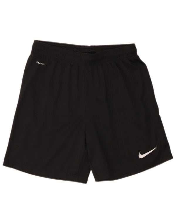 Мужские спортивные шорты Nike Dri Fit, маленькие черные, из полиэстера