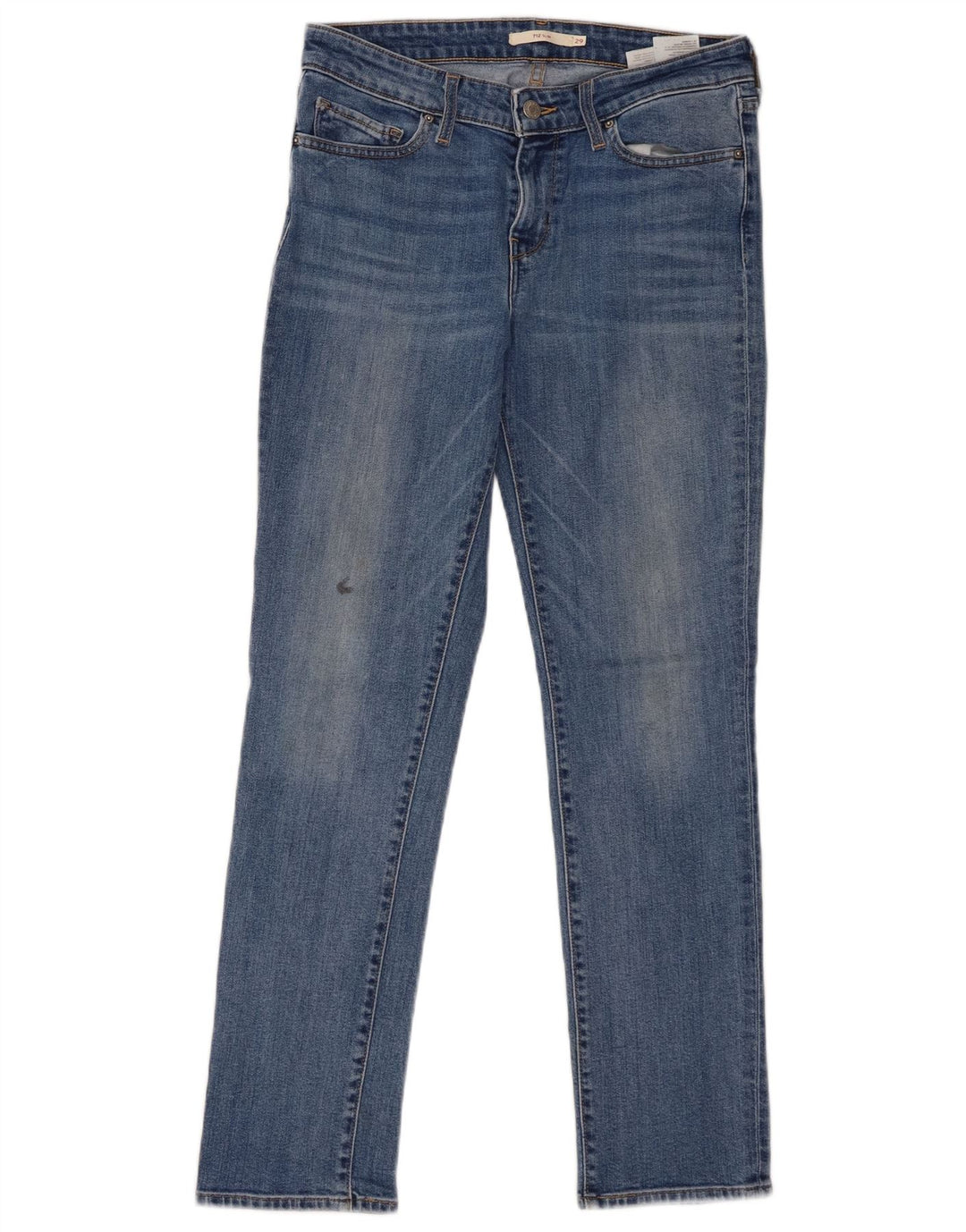 LEVI'S Womens 712 Slim Jeans W29 L30 Blue Cotton