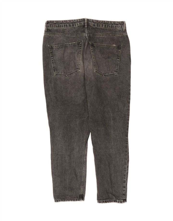 Topshop Женские зауженные джинсы Mom W34 L26 Серые