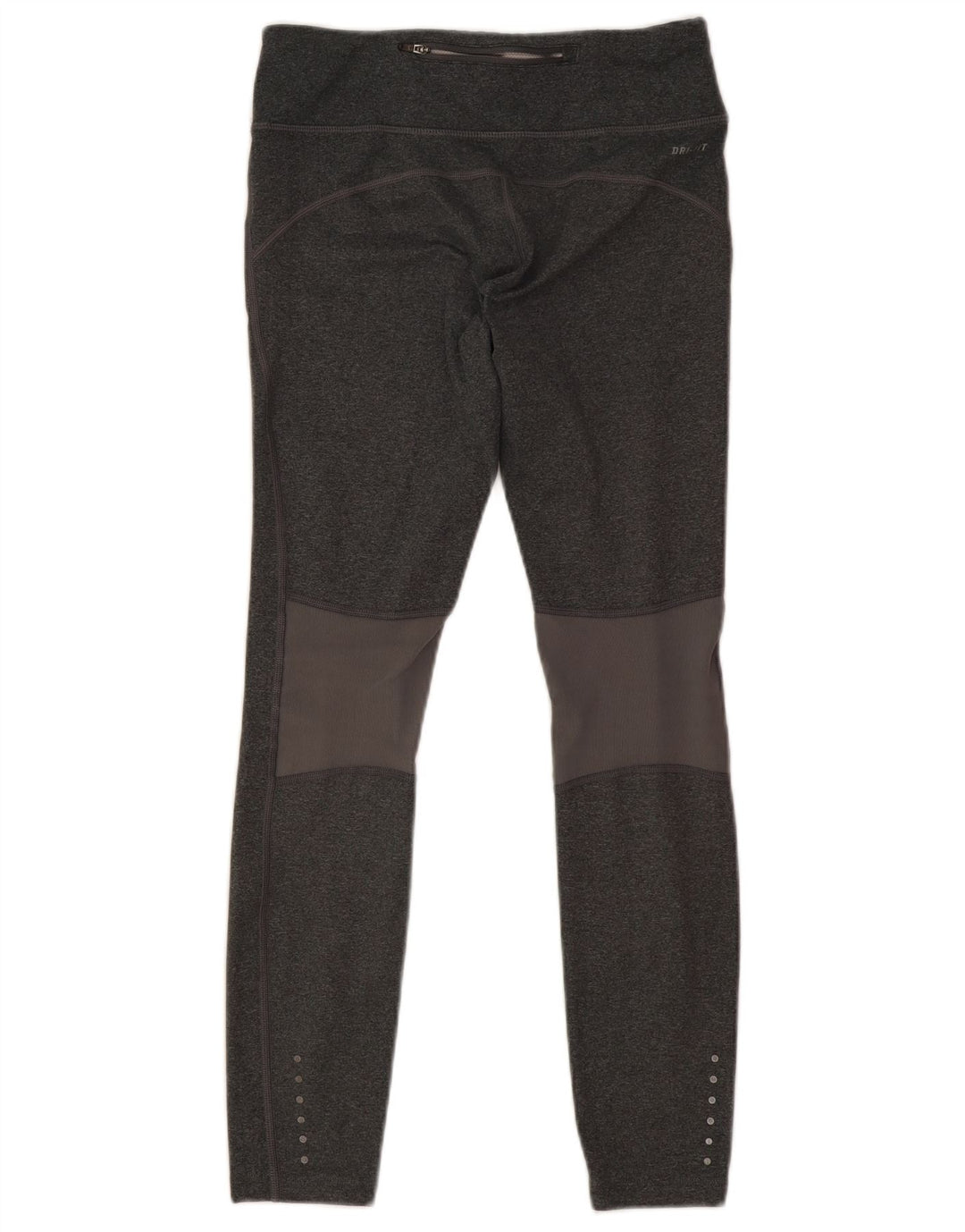 Женские укороченные леггинсы Nike Dri Fit UK 8, маленькие серые, полиэстер