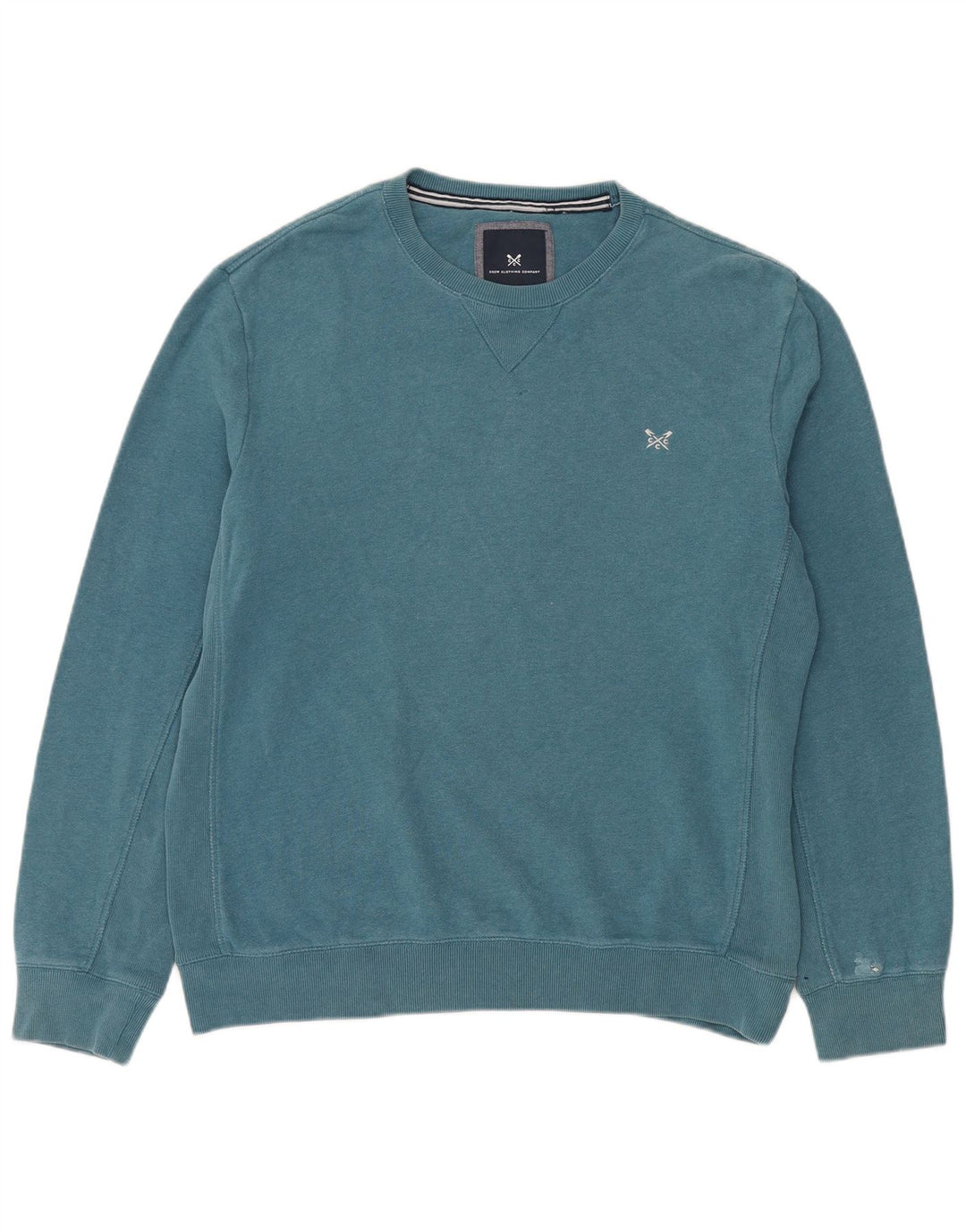 Мужская толстовка Crew Clothing, джемпер XL, синий хлопок
