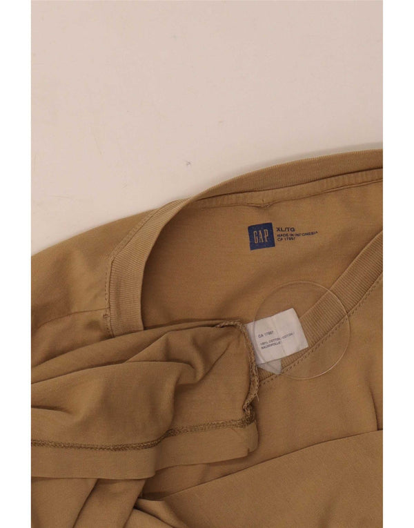 Мужская футболка Gap Top XL, коричневый хлопок