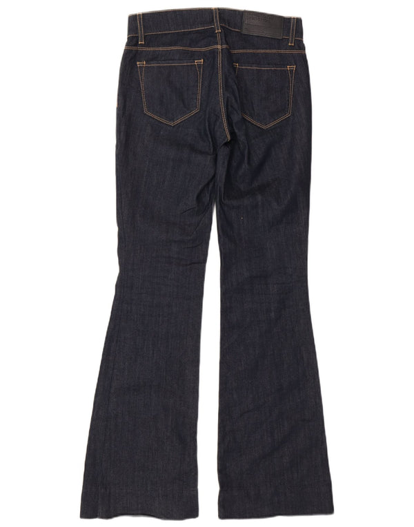 Женские расклешенные джинсы Benetton W28 L31 темно-синие