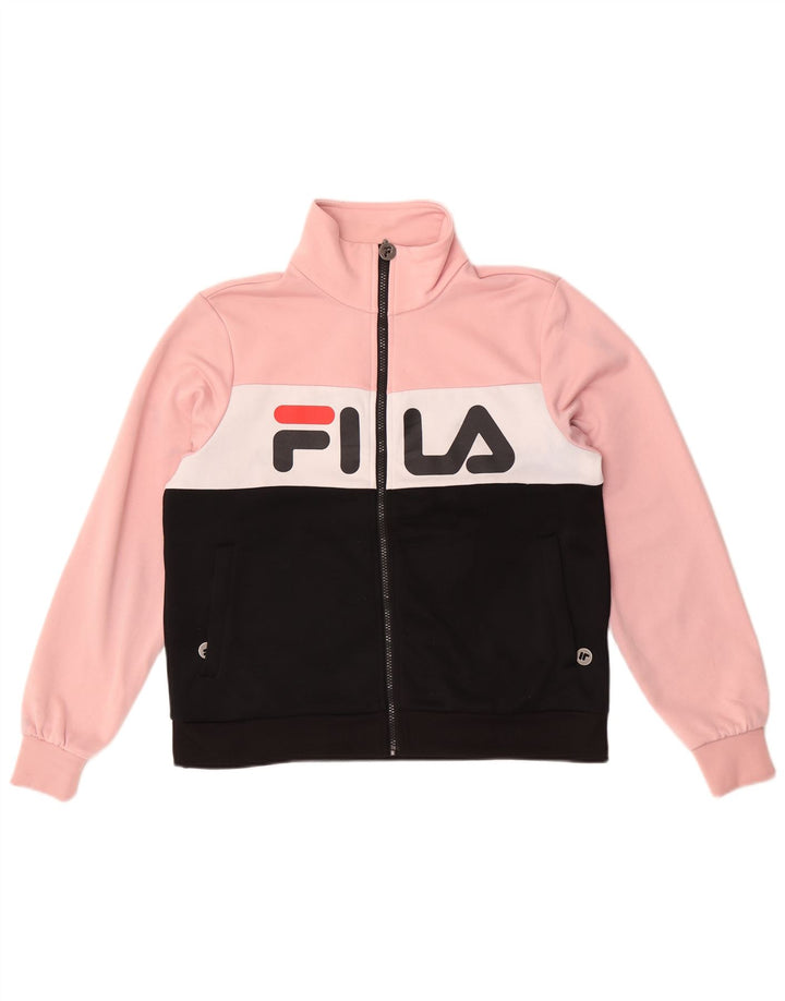Fila Женский спортивный костюм с графическим рисунком UK 14 Medium Pink Colorblock