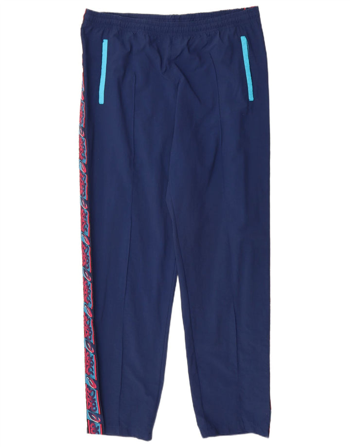 Мужские спортивные брюки Asics IT 50 Medium Navy Blue с цветными блоками
