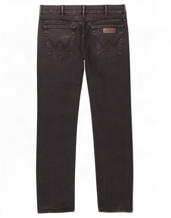Мужские прямые джинсы Wrangler Texas Stretch W44 L32, черный хлопок