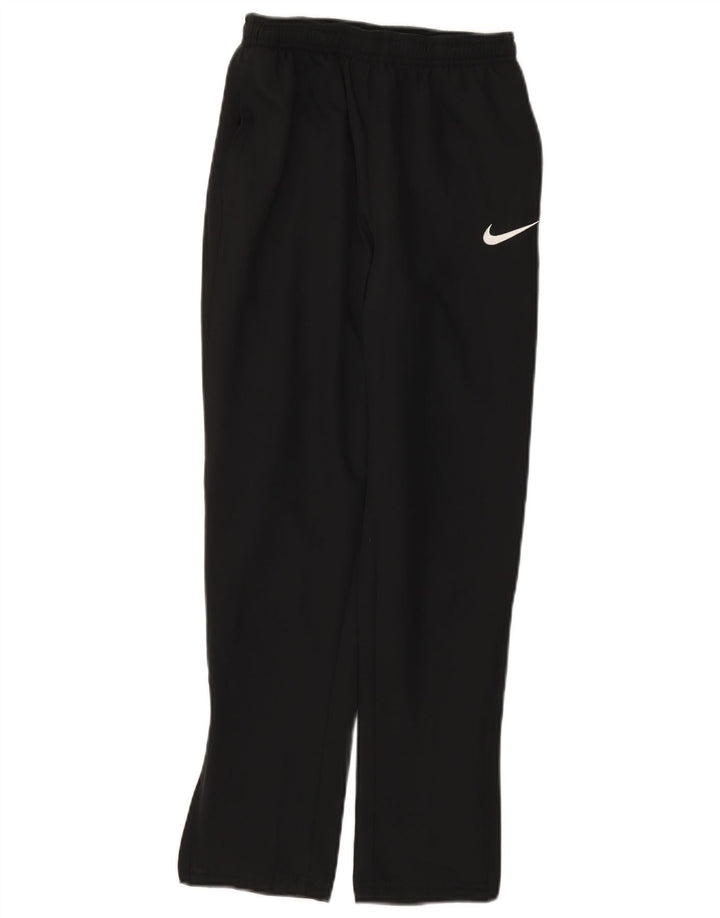 Брюки-ветровки Nike Dri Fit для мальчиков, 12–13 лет, большой размер, черный полиэстер