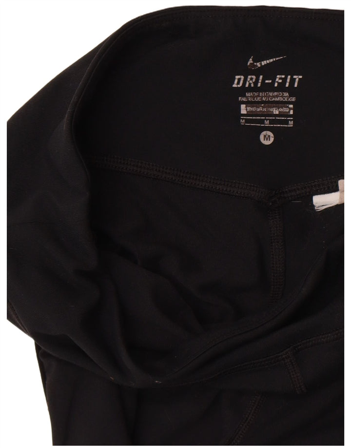 Женские спортивные брюки Nike Dri Fit UK 14, средние, черные