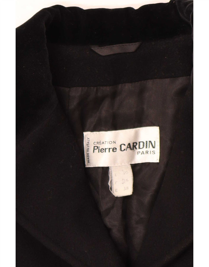 Женское пальто Pierre Cardin EU 38, среднее, черное, классическое, шерстяное