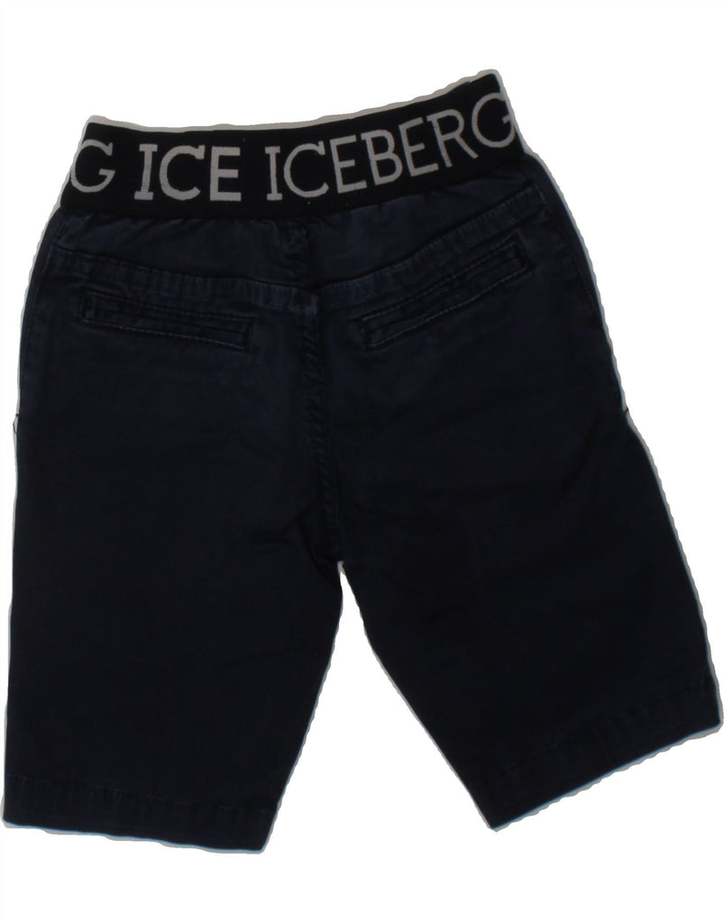 ICEBERG Baby Boys Chino Shorts 18-24 Months W16  Navy Blue Cotton Vintage Iceberg and Second-Hand Iceberg from Messina Hembry 