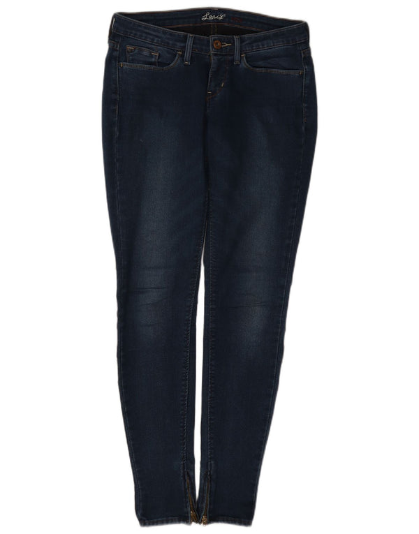 Женские джинсы скинни Levi's W27 L32, темно-синий, хлопок