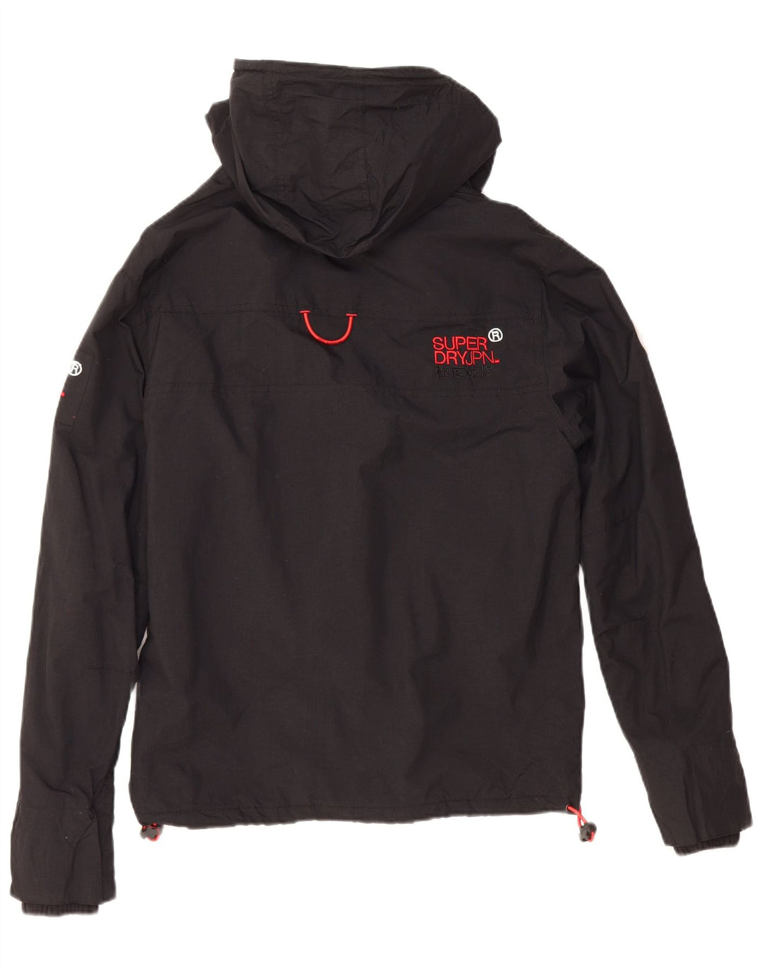 Женская ветровка с капюшоном Superdry Windattacker UK 10, маленькая черная