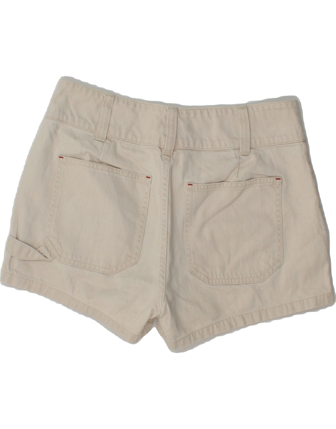 TOMMY HILFIGER Womens Denim Shorts US 8 Medium W30  Off White Cotton Vintage Tommy Hilfiger and Second-Hand Tommy Hilfiger from Messina Hembry 
