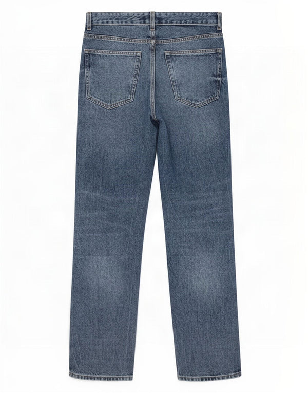 Мужские зауженные джинсы Zara EU 46 XL W36 L32 синие, хлопок