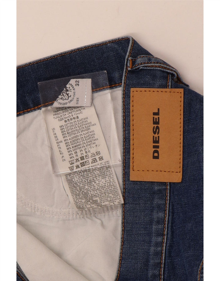 Мужские узкие джинсы Diesel W32 L31 синие, хлопок