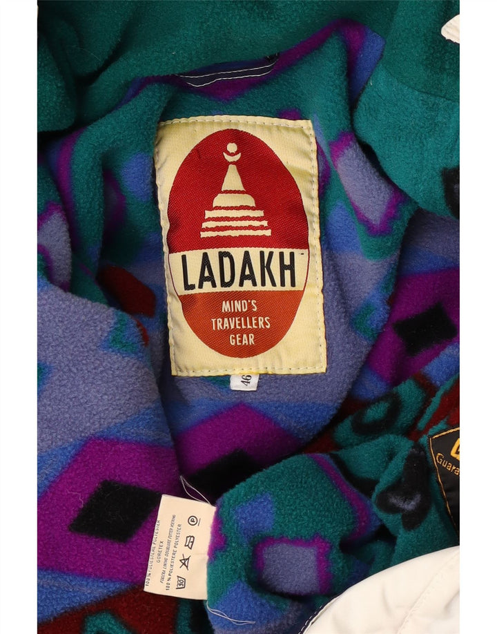 Женская ветровка большого размера с капюшоном Ladakh EU 46 XL, белый полиэстер