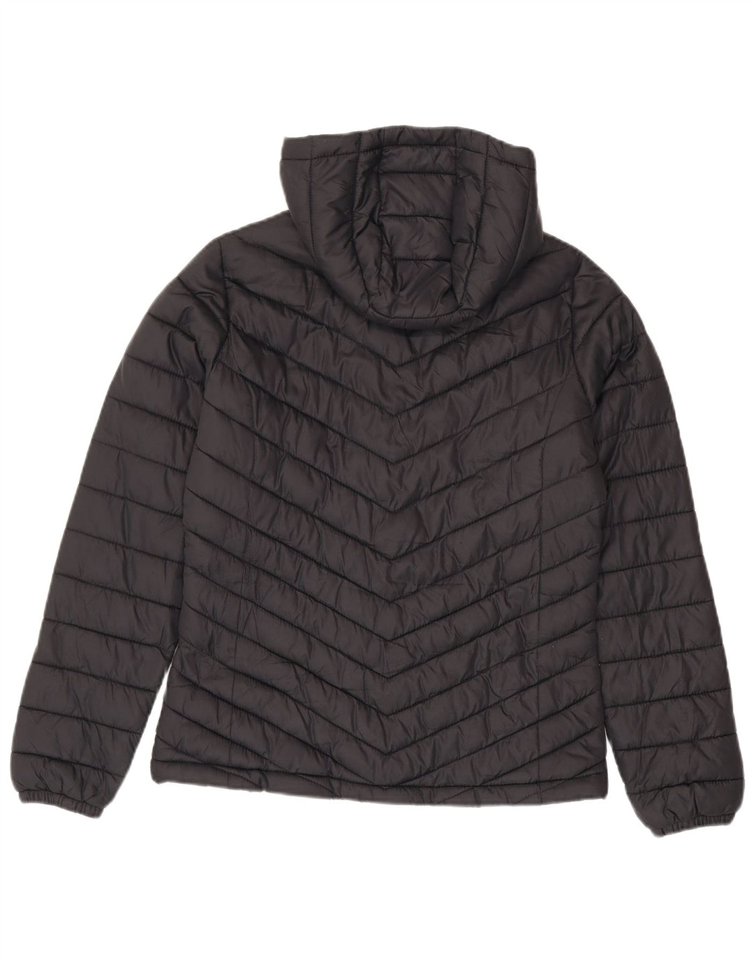 Женская стеганая куртка с капюшоном Mountain Warehouse UK 8, маленькая, черный нейлон