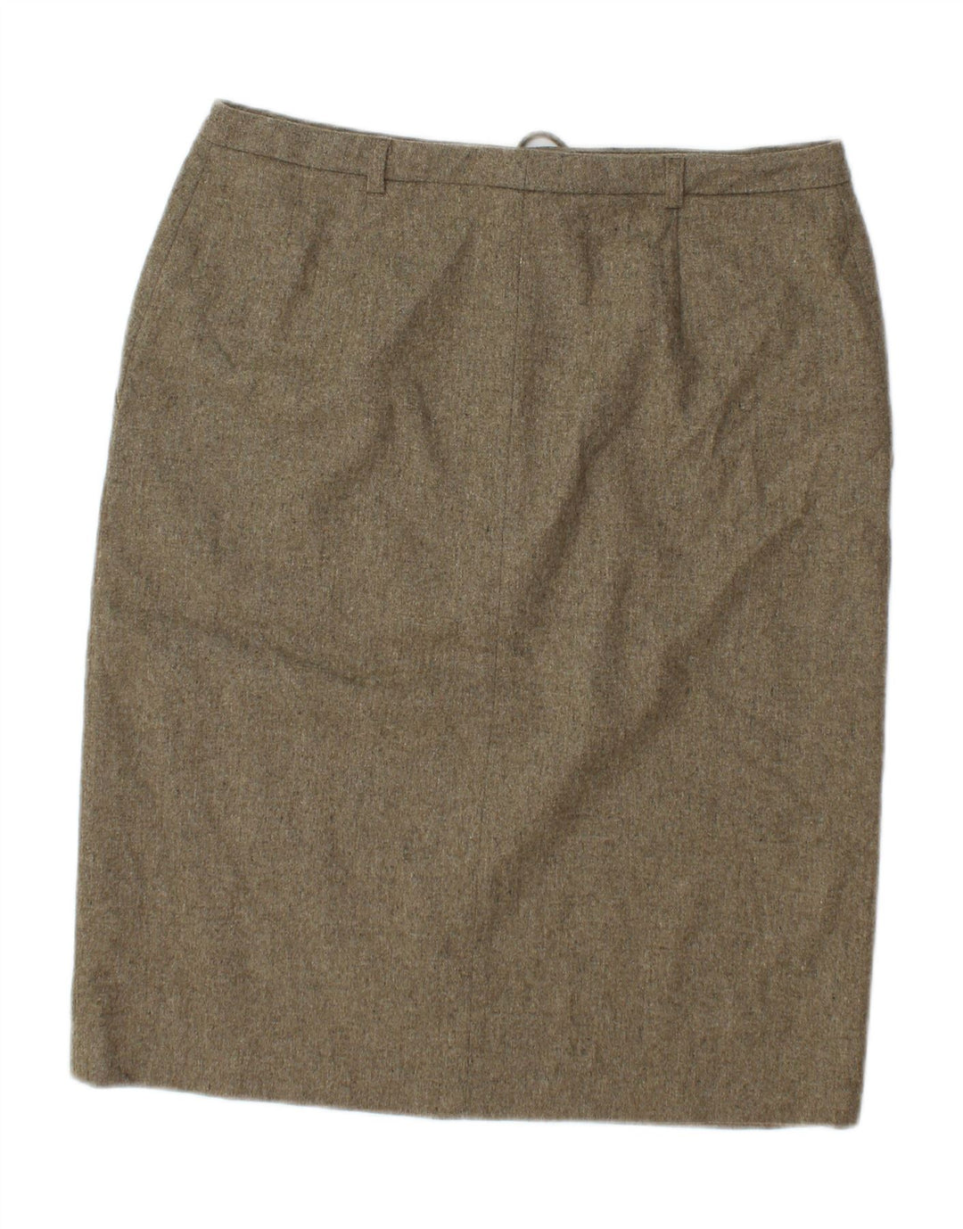 STEFANEL Womens Straight Skirt IT 46 Large W32  Brown Wool Vintage Stefanel and Second-Hand Stefanel from Messina Hembry 