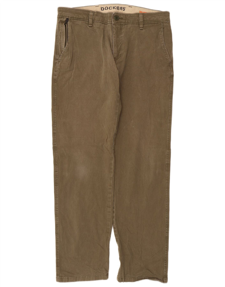 Мужские брюки-чиносы Dockers W32 L32 хаки, хлопок