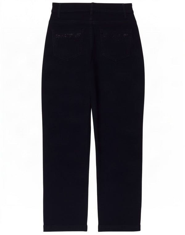 Женские прямые джинсы Marks & Spencer UK 12 Medium W30 L28 Темно-синие, хлопок