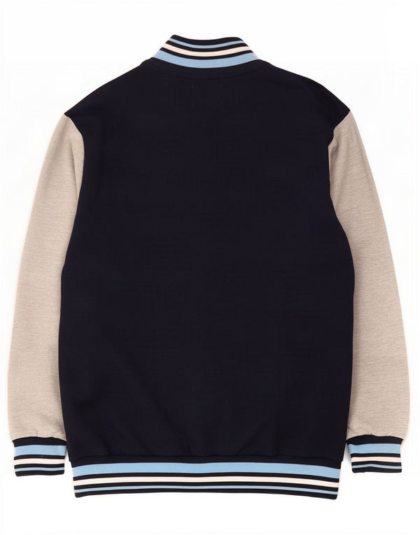 Женский свитер с рисунком Sergio Tacchini UK 14, средний, темно-синий