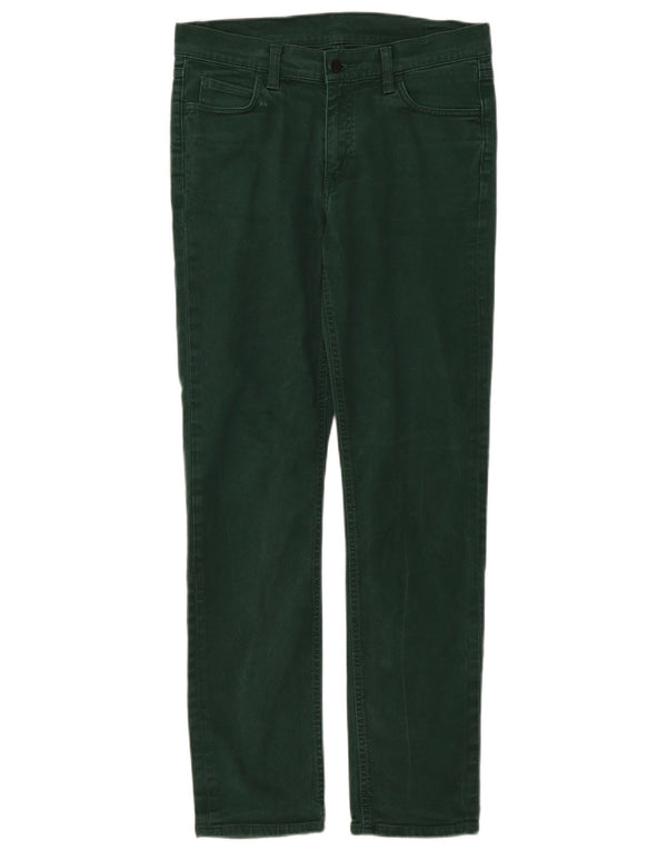Мужские узкие джинсы Carhartt W30 L32, зеленый хлопок