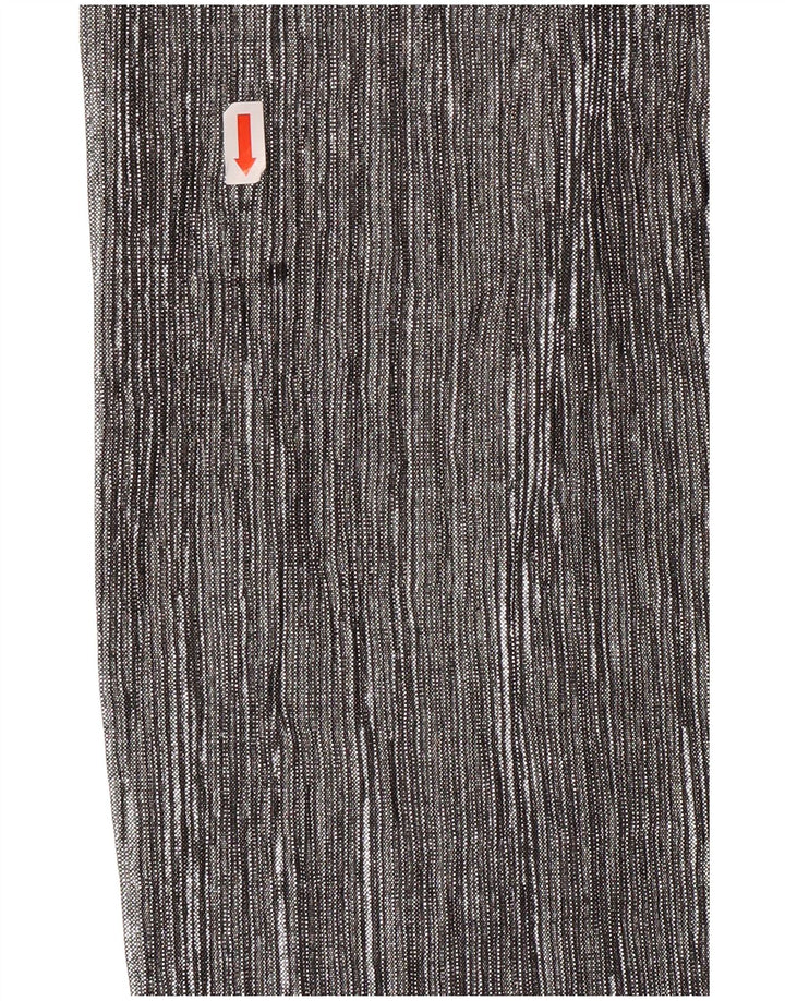 Женские широкие капри ZARA XS W24 L20, серебристый полиэстер