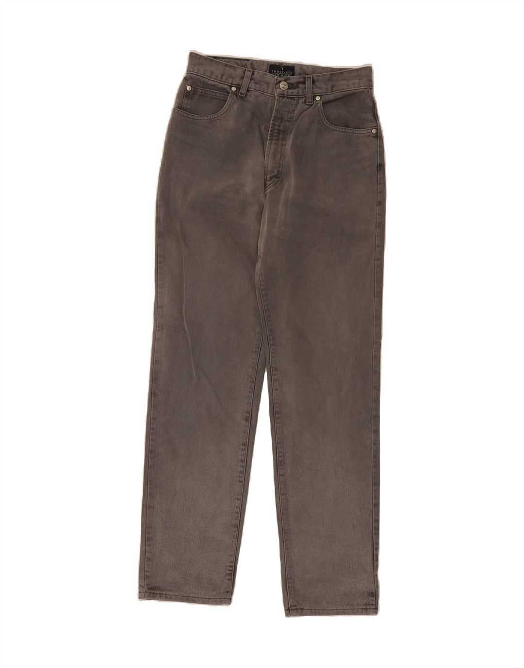 TRUSSARDI Mens Straight Jeans W30 L31 Grey Vintage Trussardi and Second-Hand Trussardi from Messina Hembry 