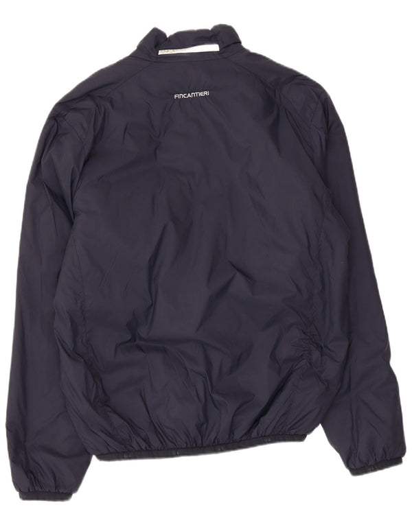 Slam Womens Bomber Jacket UK 16 Large Navy Blue Polyamide