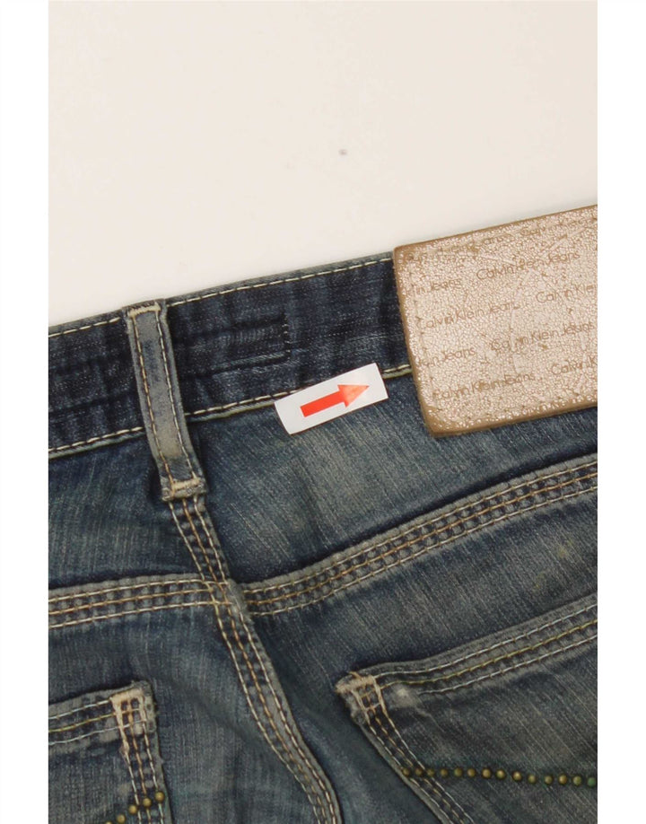 Женские узкие джинсы Calvin Klein W26 L33, синий хлопок