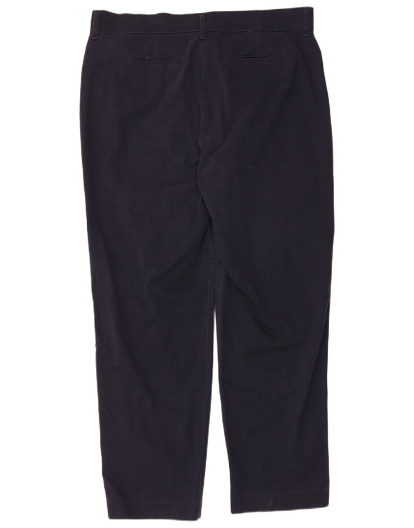 Женские прямые повседневные брюки LEE, размер США 18, 2XL, W40, L31, темно-синий, хлопок