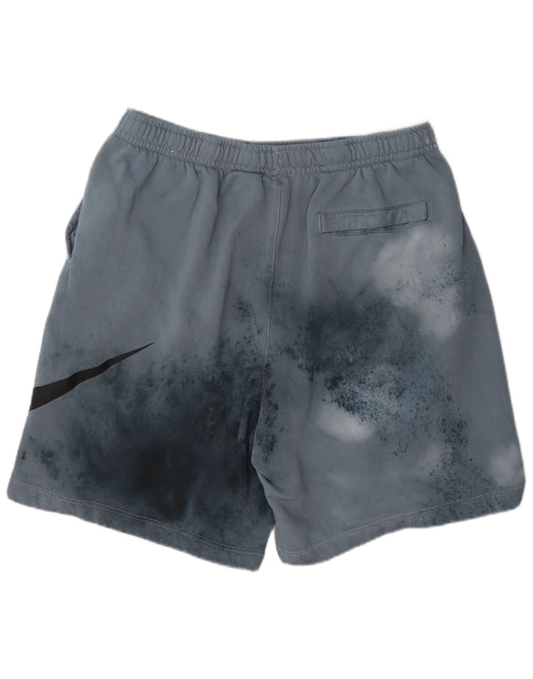 Мужские спортивные шорты Nike Acid Wash 2XL, хлопковые синие пятнышки
