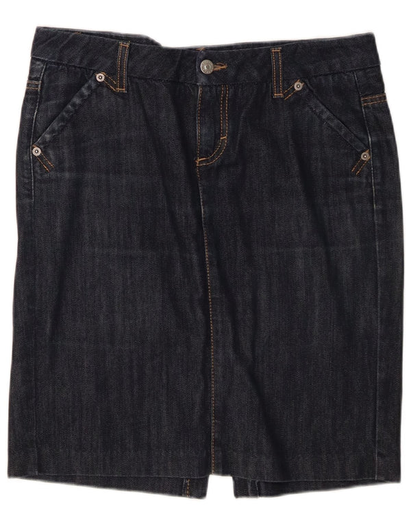 Женская джинсовая юбка Sisley IT 42 Medium W32 Темно-синяя, хлопок