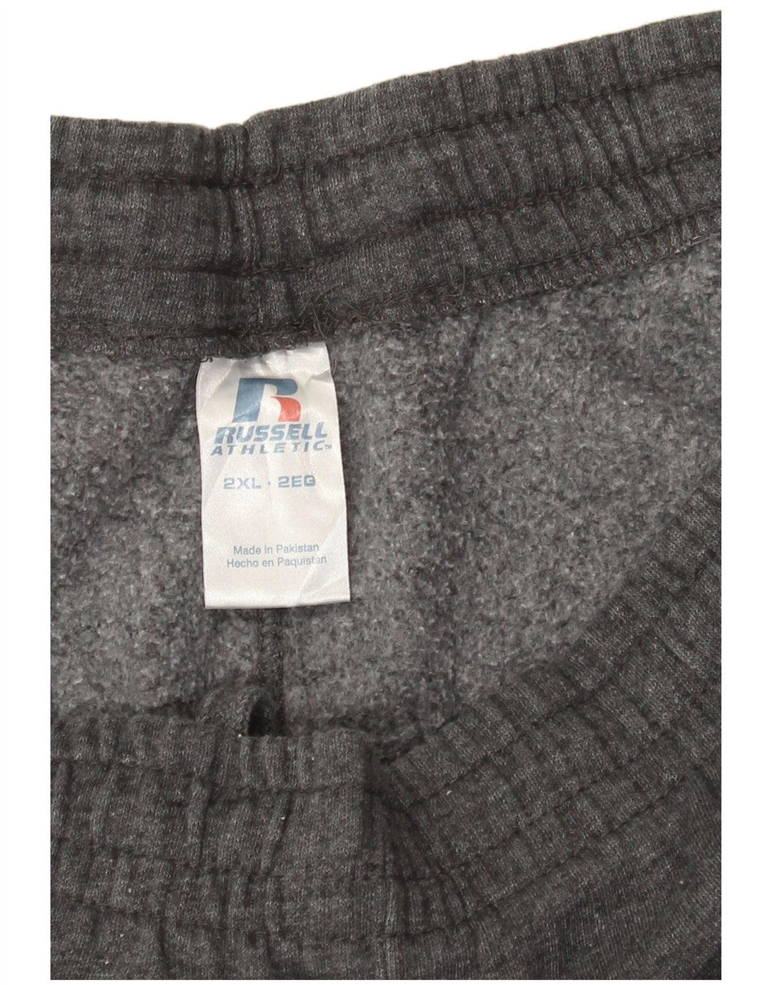 Мужские спортивные брюки Russell Athletic 2XL, серый хлопок с крапинками