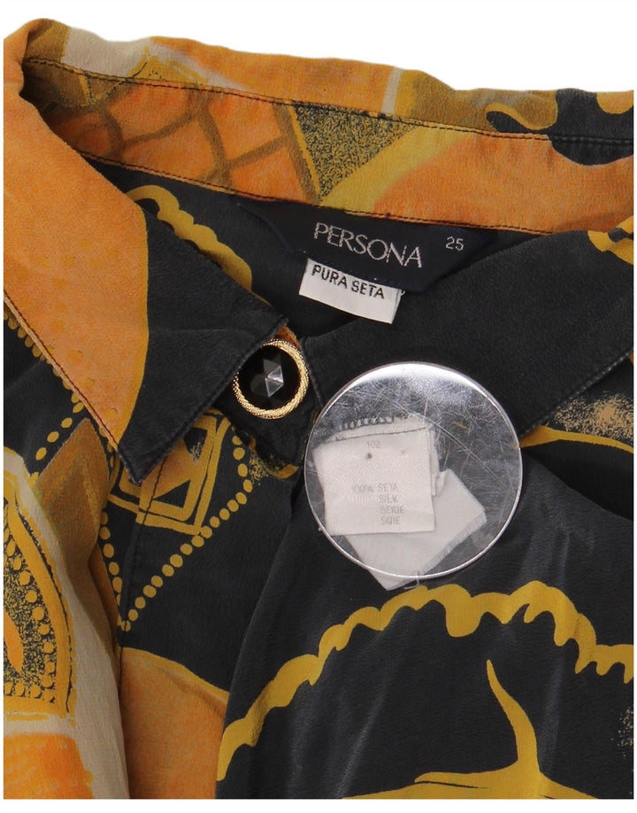 Женская рубашка-блузка больших размеров Persona, размер 25, большая разноцветная шелковая