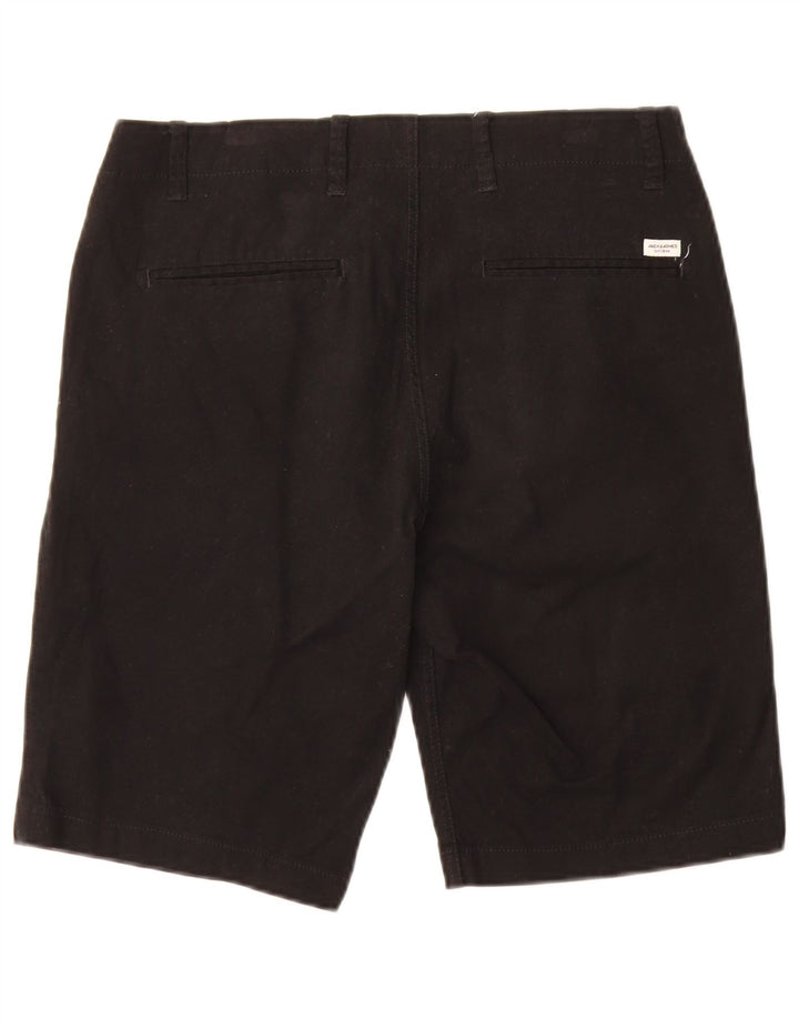 Мужские шорты чинос JACK & JONES W32, черные, хлопковые