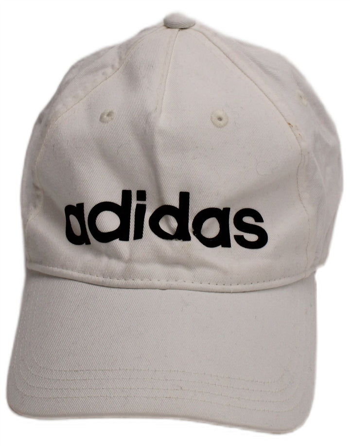 Мужская бейсболка Adidas с рисунком, один размер, белый хлопок