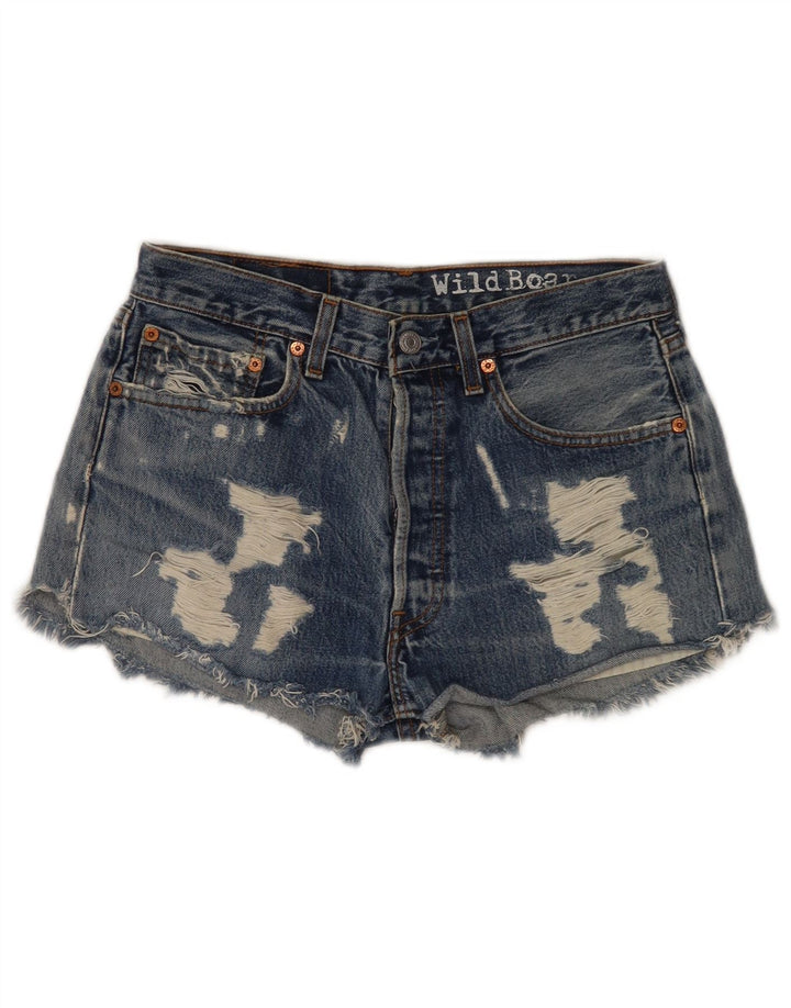 Женские джинсовые шорты Levi's 501 W31, средние синие