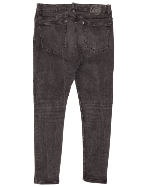 Мужские джинсы скинни Zara WU 46 XL W36 L29 Серый хлопок