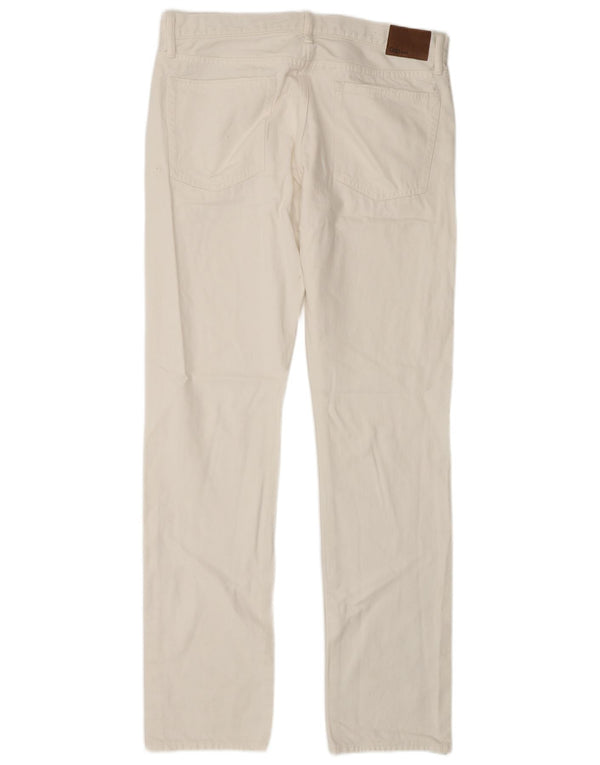 Мужские узкие джинсы Gap W32 L34, белый хлопок