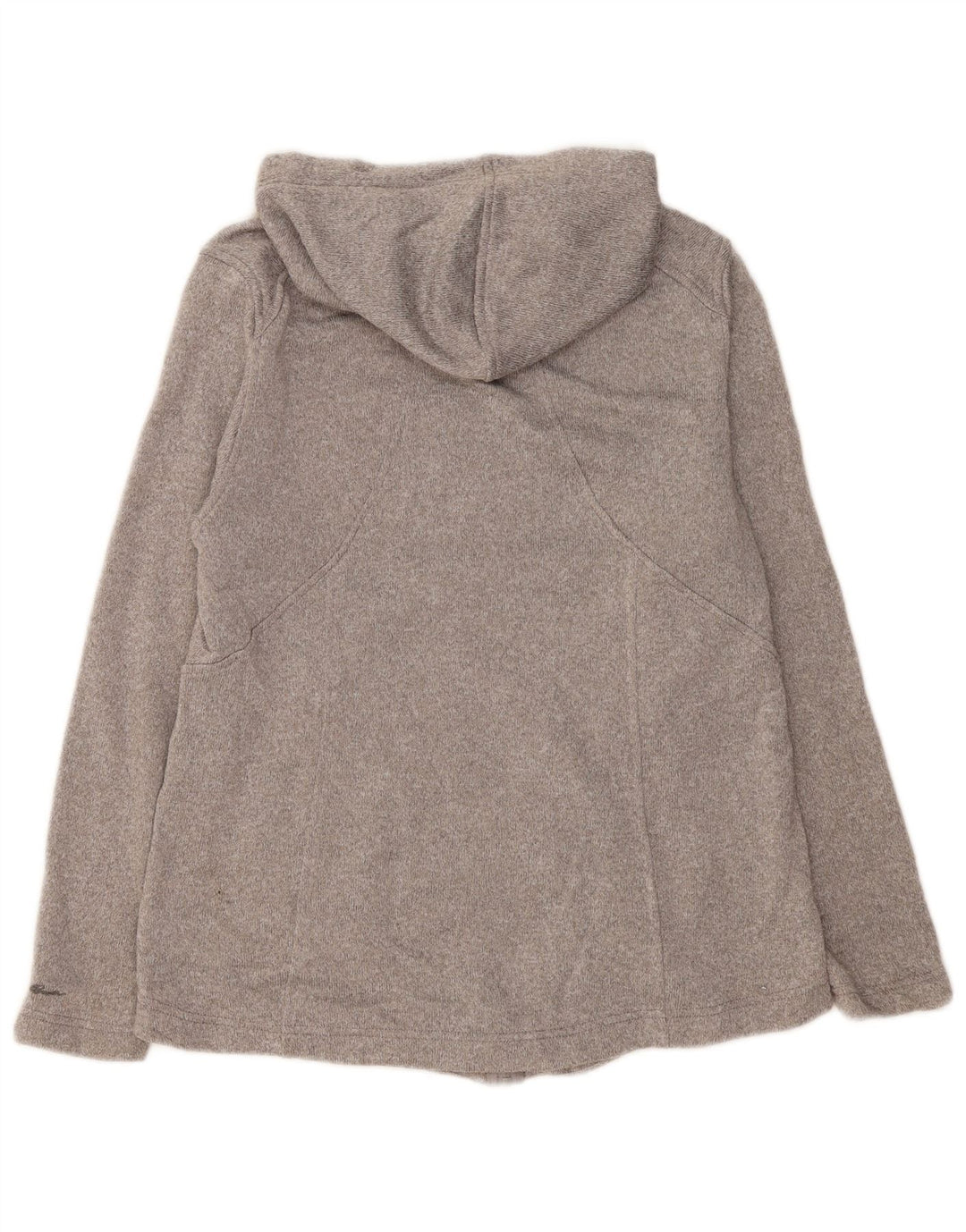 Женский свитер с капюшоном на молнии Eddie Bauer UK 18 XL, серый полиэстер