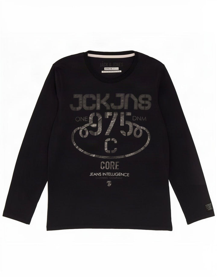 Мужской топ с длинным рукавом Jack & Jones, темно-синий, большой размер