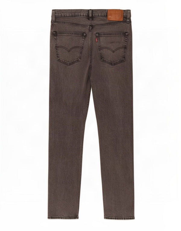 Мужские зауженные джинсы Levi's 502 W31 L32 Серый хлопок